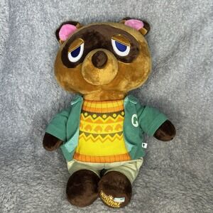 Build A Bear Tom Nook Plush 18" Brown Animal Crossing New Horizon Stuffed Animal